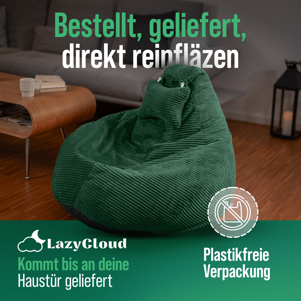 LazyCloud | Sitzsack Forest Moss