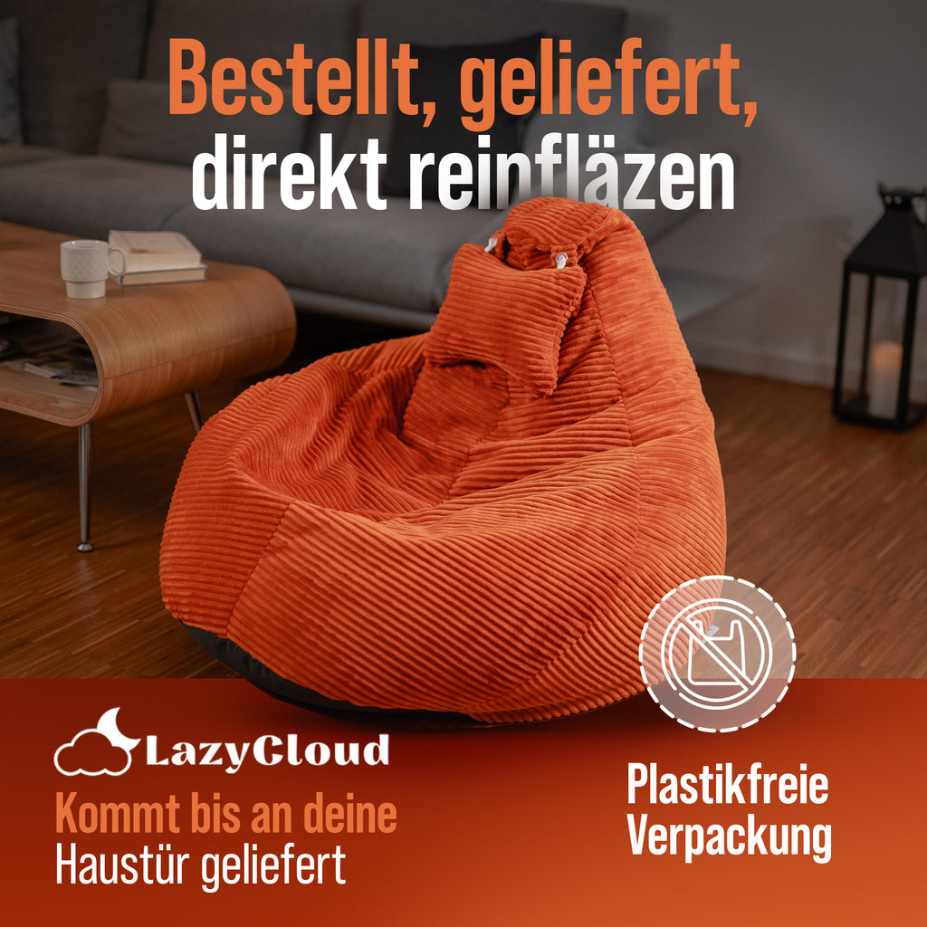 LazyCloud | Sitzsack Coral Blush